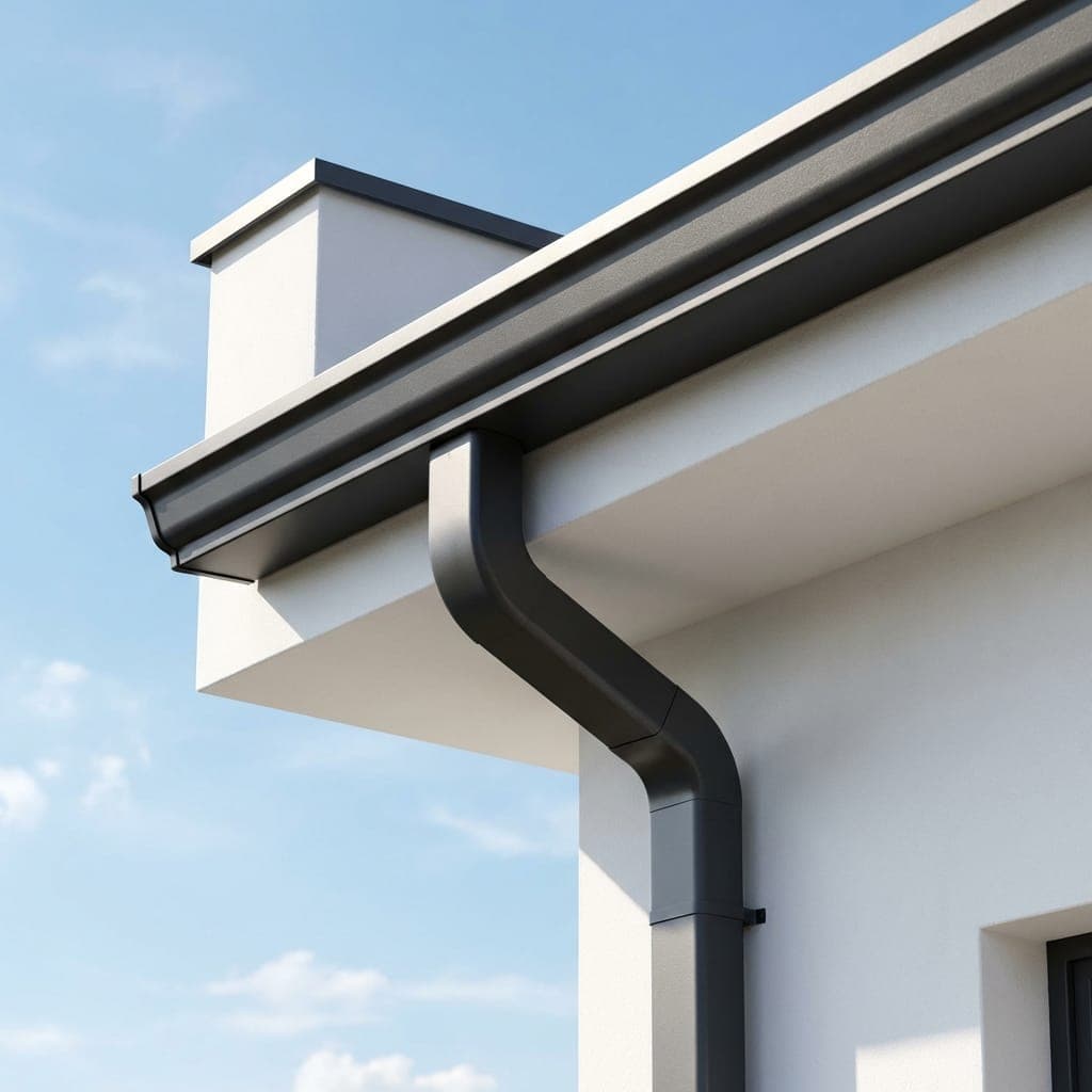 Seamless aluminum gutters with LeafFilter in Quakertown PA